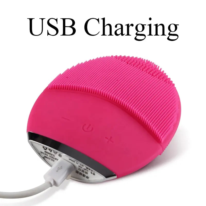 Electronic facial hot sale brush