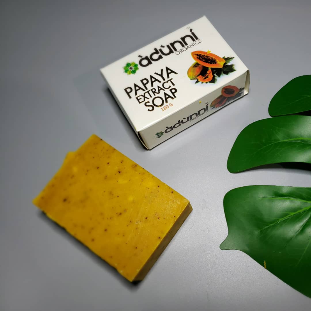 Papaya Extract Soap Adunni Organics